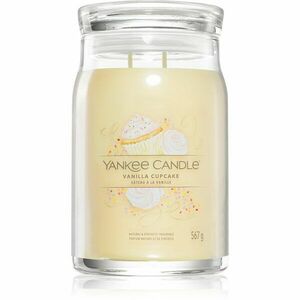 Yankee Candle Vanilla Cupcake vonná svíčka Signature 567 g obraz