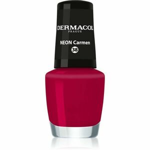 Dermacol Neon neonový lak na nehty odstín 38 Carmen 5 ml obraz