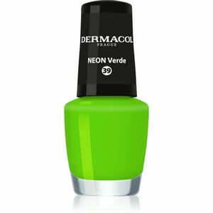 Dermacol Neon neonový lak na nehty odstín 39 Verde 5 ml obraz