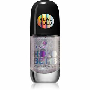 essence HOLO BOMB lak na nehty s holografickým efektem odstín 05 - Holo Me Tight 11 ml obraz