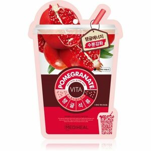 MEDIHEAL Vita Mask Pomegranate hydratační plátýnková maska s kolagenem 20 ml obraz