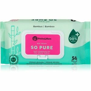 Petite&Mars So Pure vlhčené ubrousky pro děti 56 ks obraz