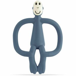Matchstick Monkey Teething Toy and Gel Applicator kousátko s kartáčkem 2 v 1 Airforce Blue 1 ks obraz