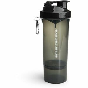 Smartshake Slim sportovní šejkr + zásobník barva Black 500 ml obraz