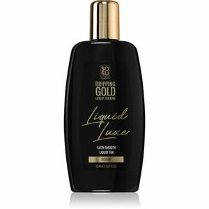 Dripping Gold Luxury Tanning Liquid Luxe samoopalovací voda na tělo Medium 150 ml obraz