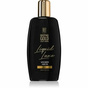 Dripping Gold Luxury Tanning Liquid Luxe samoopalovací voda na tělo Dark 150 ml obraz