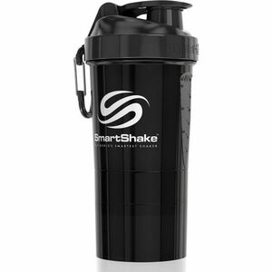 Smartshake Original2GO sportovní šejkr + zásobník barva Gun Smoke Black 600 ml obraz