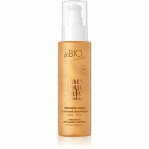 beBIO Safe Tanning výživný tělový olej se třpytkami 100 ml obraz