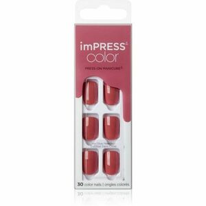 KISS imPRESS Color Short umělé nehty Platonic Pink 30 ks obraz