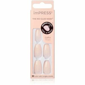 KISS imPRESS The No Glue Mani Medium umělé nehty Serendipity 30 ks obraz