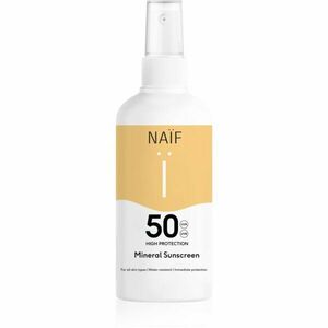 Naif Sun Mineral Sunscreen SPF 50 ochranný sprej na opalování SPF 50 voděodolný 100 ml obraz