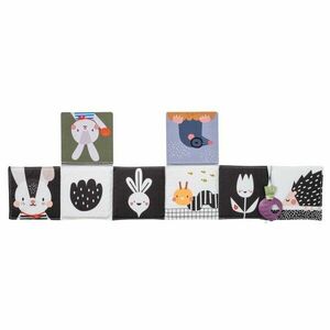 Taf Toys Pram Book Urban Garden kontrastní edukativní knížka 1 ks obraz
