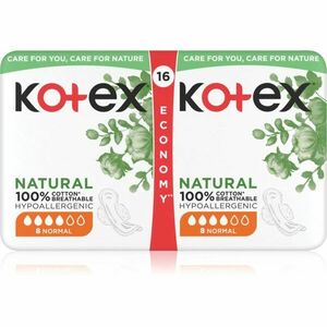 Kotex Natural Normal vložky 16 ks obraz