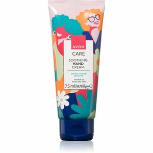 Avon Care Jasmine Scent & Glycerine krém na ruce pro velmi suchou pokožku 75 ml obraz