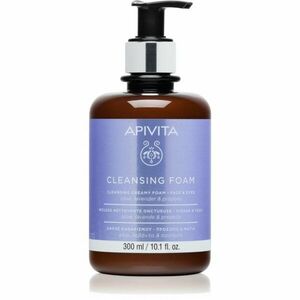 Apivita Cleansing Foam Face & Eyes krémová čisticí pěna na obličej a oči 300 ml obraz