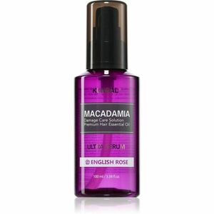 KUNDAL Macadamia Ultra Serum English Rose regenerační olejové sérum pro poškozené vlasy 100 ml obraz