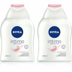 NIVEA Intimo Sensitive emulze pro intimní hygienu výhodné balení obraz