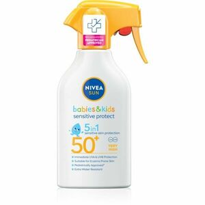 NIVEA SUN Babies & Kids dětský sprej na opalování SPF 50+ 270 ml obraz
