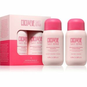 Coco & Eve Sweet Repair Hair Rehab Travel Kit cestovní sada pro poškozené a barvené vlasy 2x70 ml obraz