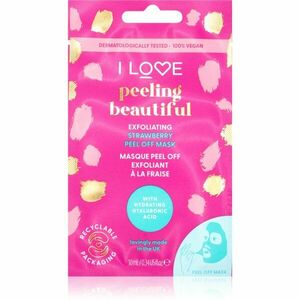 I Love Peeling Beautiful slupovací pleťová maska s exfoliačním účinkem 10 ml obraz