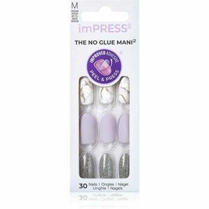KISS imPRESS The No Glue Mani Medium umělé nehty samolepicí Climb Up 30 ks obraz