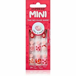 KISS imPRESS Mini umělé nehty samolepicí 28 ks obraz