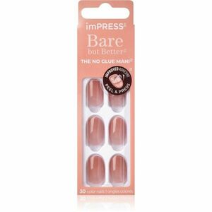 KISS imPRESS Bare but Better umělé nehty samolepicí Charmer 30 ks obraz