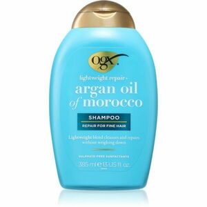 OGX Argan Oil Of Morocco Lightweight Shampoo šampon pro hydrataci a lesk 385 ml obraz