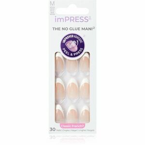 KISS imPRESS The No Glue Mani umělé nehty samolepicí Everlasting 30 ks obraz