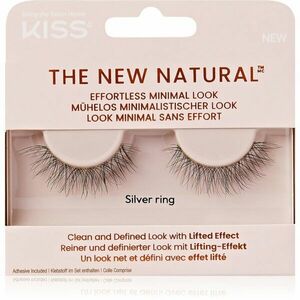 KISS The New Natural Effortless Minimal Look umělé řasy Silver Ring 2 ks obraz