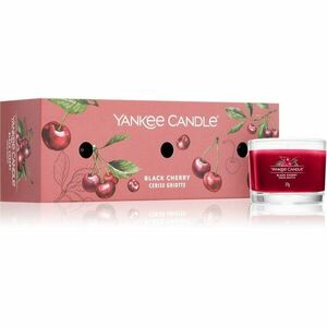 Yankee Candle Black Cherry dárková sada 3x37 g obraz