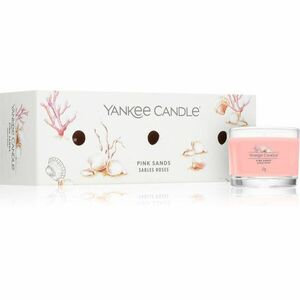Yankee Candle Pink Sands dárková sada 3x37 g obraz