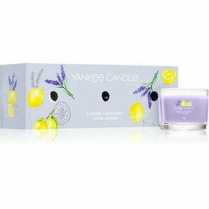 Yankee Candle Lemon Lavender dárková sada 3x37 g obraz
