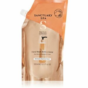 Sanctuary Spa Signature Collection vyživující tekuté mýdlo s antibakteriální přísadou náhradní náplň 500 ml obraz