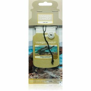 Yankee Candle Amber & Sandalwood vonná visačka 1 ks obraz