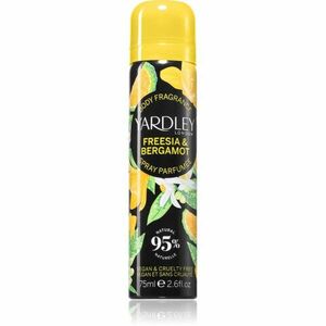Yardley Freesia & Bergamot tělový sprej pro ženy 75 ml obraz