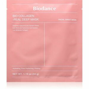 Biodance Bio-Collagen Real Deep Mask intenzivní hydrogelová maska pro hydrataci pleti a minimalizaci pórů 34 g obraz