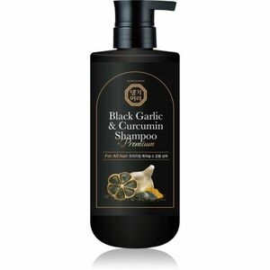 DAENG GI MEO RI Black Garlic & Curcumin Shampoo hloubkově regenerační šampon pro růst vlasů a posílení od kořínků 500 ml obraz