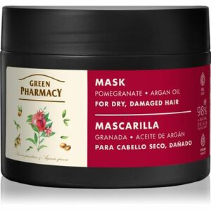 Green Pharmacy Argan Oil & Pomegranate Care Mask pečující maska pro poškozené vlasy 300 ml obraz