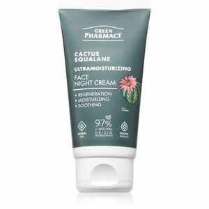 Green Pharmacy Cactus & Squalane Night Face Cream noční hydratační krém 50 ml obraz