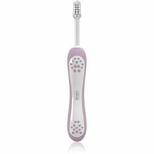 Chicco Toothbrush 6-36m zubní kartáček pro děti Lilac 1 ks obraz
