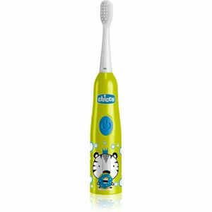 Chicco Electric Toothbrush 3y+ bateriový dětský zubní kartáček pro děti Tiger 1 ks obraz