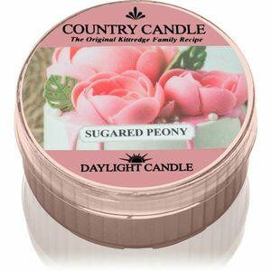 Country Candle Sugared Peony čajová svíčka 42 g obraz
