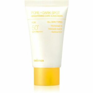 celimax Pore+Dark Spot Brightening Care Suncream rozjasňující krém na opalování SPF 50+ 50 ml obraz