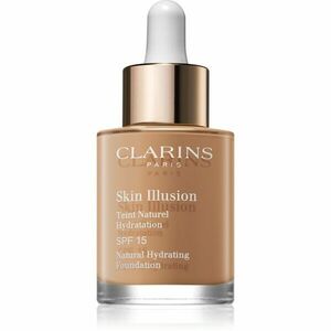 Clarins Skin Illusion Natural Hydrating Foundation rozjasňující hydratační make-up SPF 15 odstín 114 Cappuccino 30 ml obraz