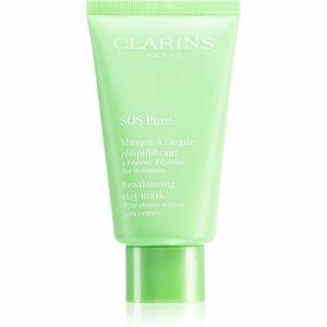 Clarins SOS Pure Rebalancing Clay Mask jílová maska pro smíšenou až mastnou pokožku 75 ml obraz