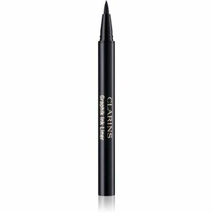 Clarins Graphik Ink Liner Liquid Eyeliner Pen dlouhotrvající oční linky ve fixu odstín 01 Intense Black 0, 4 ml obraz