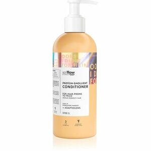 so!flow Medium Porosity Hair Protein-Emollient Conditioner hydratační a uhlazující kondicionér proti krepatění 400 ml obraz