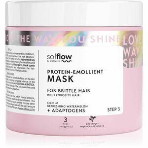 so!flow High Porosity Hair Protein-Emollient Mask posilující maska pro lámavé a namáhané vlasy 400 ml obraz