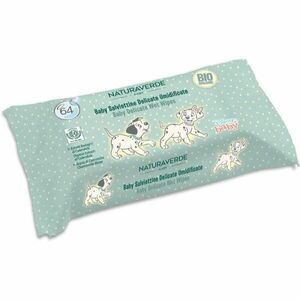 Disney Naturaverde Baby Delicate Wet Wipes vlhčené ubrousky pro děti 64 ks obraz